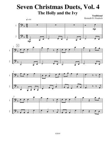 Seven Christmas Duets, Vol. 4 (arr. Kenneth D. Friedrich)