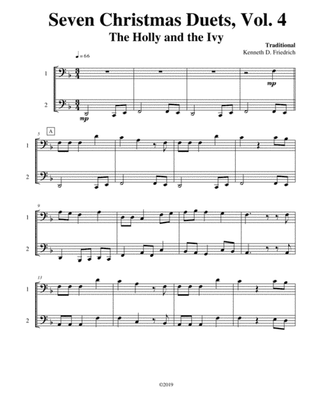 Seven Christmas Duets, Vol. 4 (arr. Kenneth D. Friedrich)