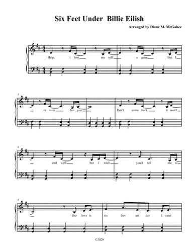 Six Feet Under (arr. Diane M. McGahee)
