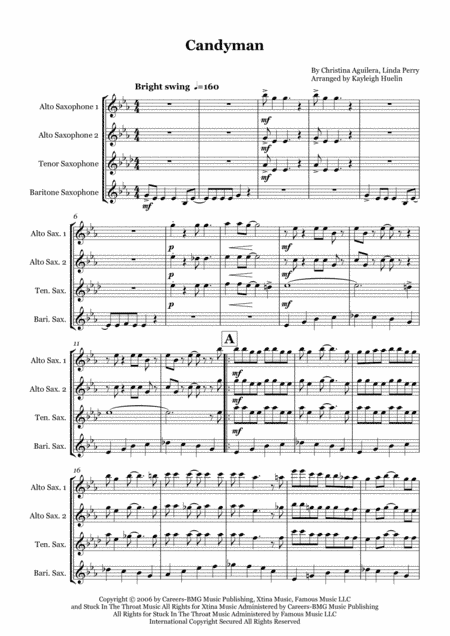 Candyman (arr. Kayleigh Huelin)