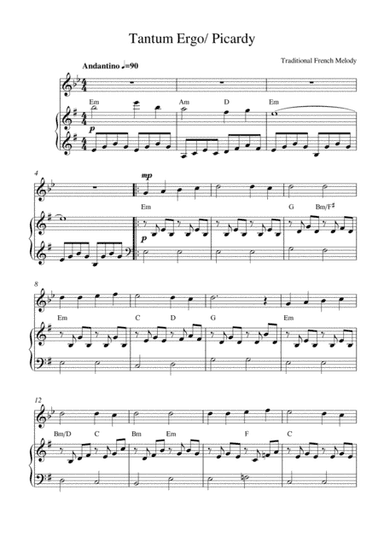 Tantum Ergo/ Picardy (arr. Kaiserin Rebecca)