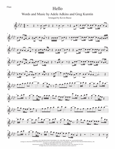 Hello (arr. Kevin Busse)