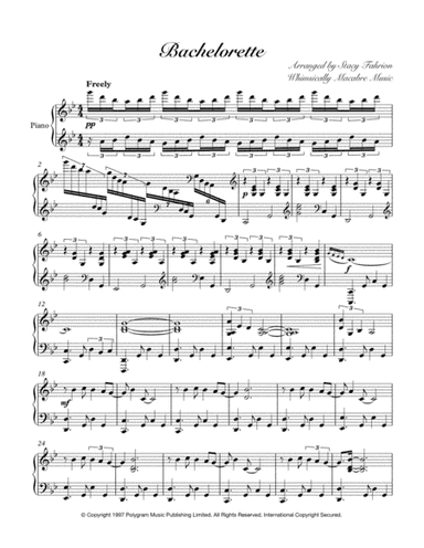 Bachelorette (arr. Whimsically Macabre (ASCAP))