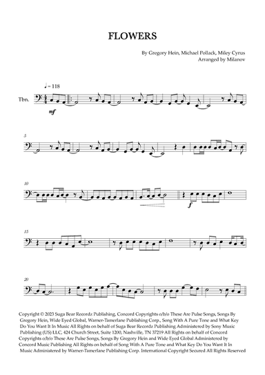 Flowers (arr. Milanov)