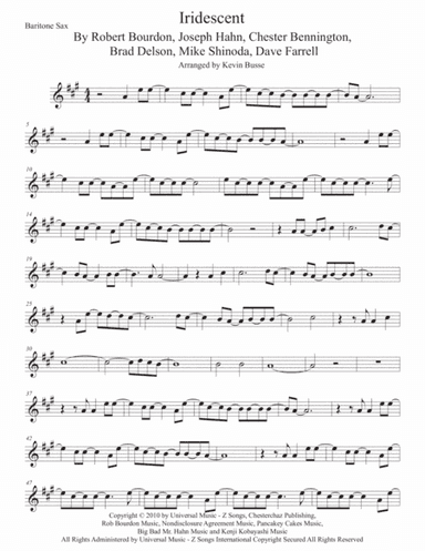 Iridescent (arr. Kevin Busse)