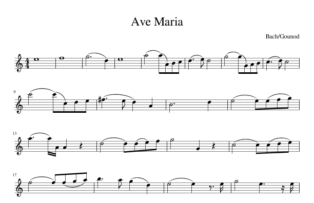 Ave Maria (arr. Julia Mills)