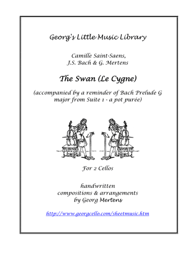 The Swan + Bach Prelude from Cello Suite 1 (arr. Georg Mertens)