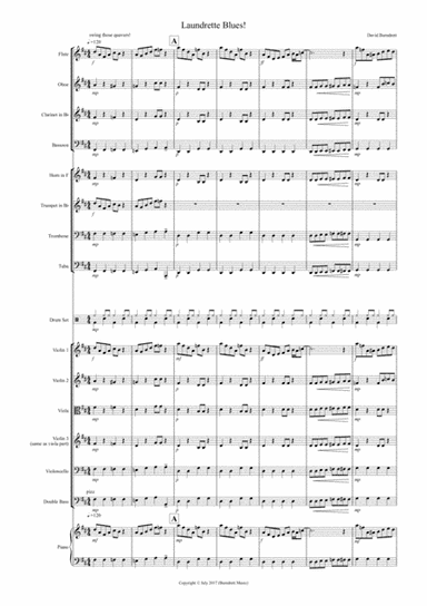 Laundrette Blues! for School Orchestra