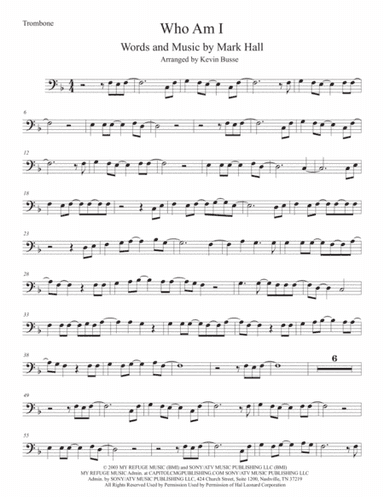 Who Am I (arr. Kevin Busse)