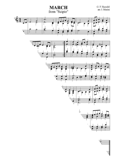 MARCH from Scipio - by G.F. Handel - for easy piano (arr. Ivan Marini)