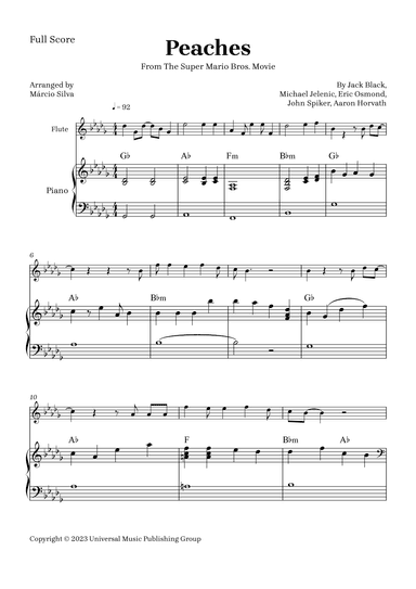 Peaches (arr. Márcio Silva)