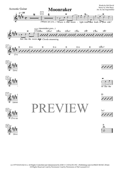 Moonraker Theme from MOONRAKER (arr. Jan Angermüller)