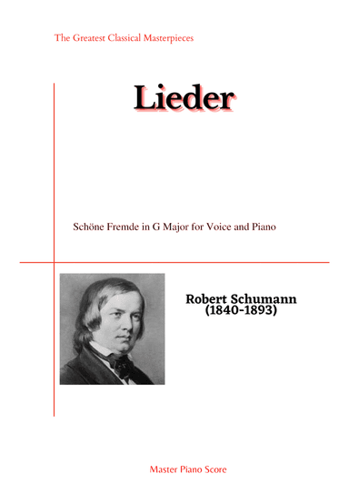 Schumann-Schöne Fremde in G Major for Voice and Piano (arr. MPS)