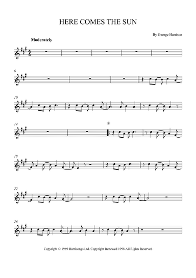 Here Comes The Sun (arr. Alex Nunes Rodrigues)