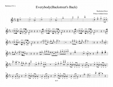 Everybody (backstreet's Back) (arr. BUP Music)