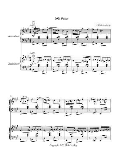 polka 2021 for 2 accordions