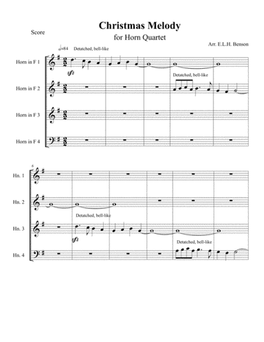 Christmas Melody (arr. Elizabeth Benson)
