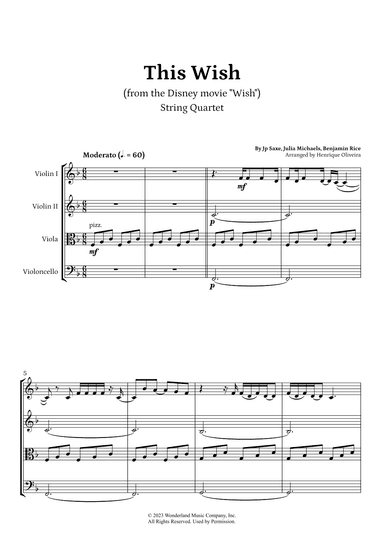 This Wish (arr. Henrique Oliveira)