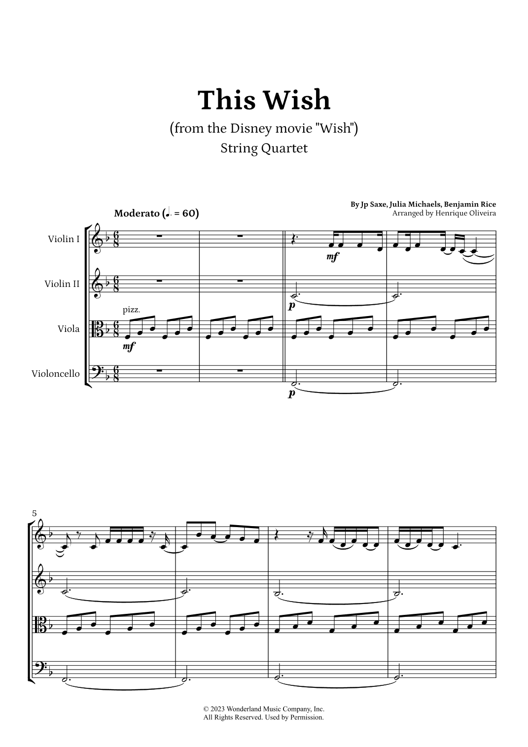 This Wish (arr. Henrique Oliveira)
