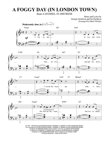 A Foggy Day (in London Town) (arr. Mark Phillips)