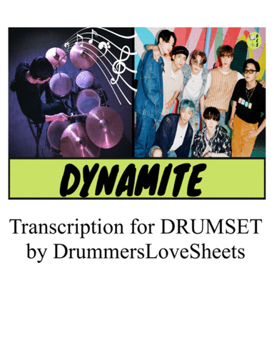 Dynamite (arr. DrummersLoveSheets)