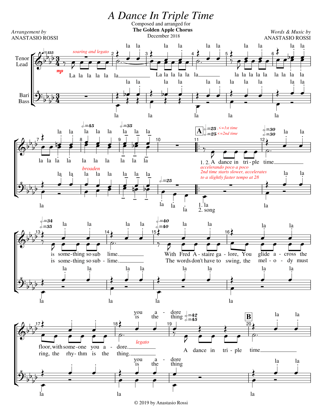 A Dance In TripleTime