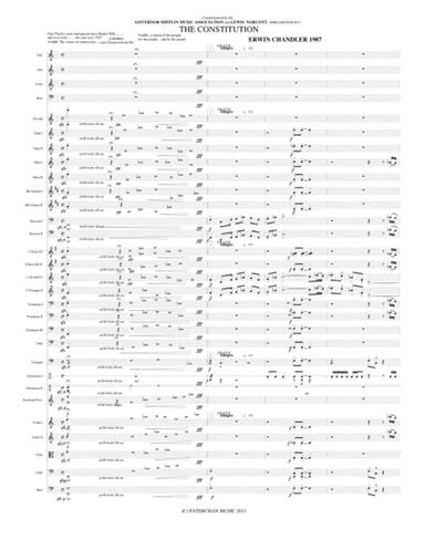THE CONSTITUTION (NARR CHOIR ORCH)
