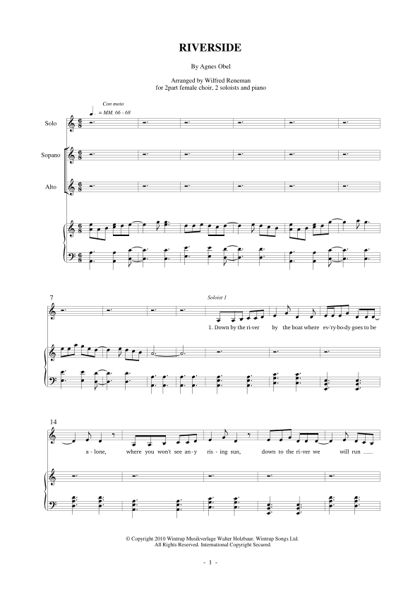 Riverside (arr. Wilfred Reneman)