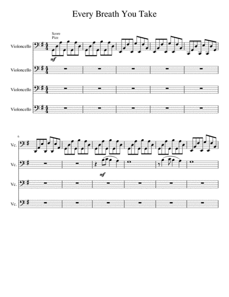 Every Breath You Take (arr. Tyler Davis)