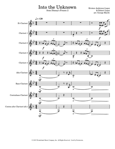 Into The Unknown (arr. Splinkle Pot Ink)