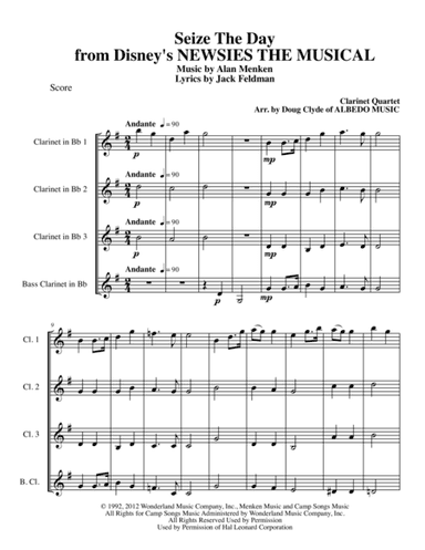 Seize The Day (arr. Doug Clyde)