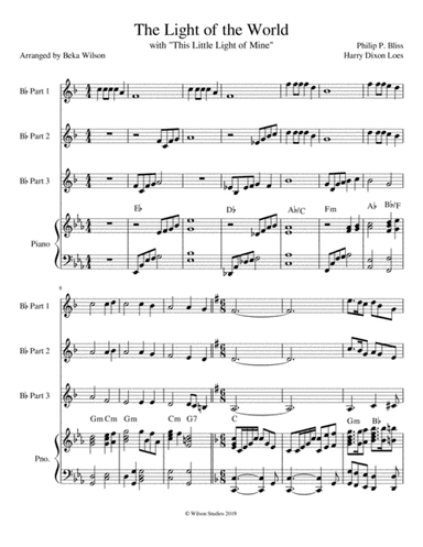 The Light of the World Is Jesus with "This Little Light of Mine" (arr. Beka Wilson)