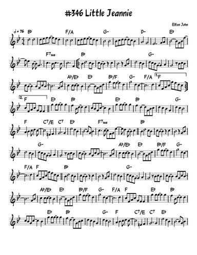 Little Jeannie (arr. John Fries)