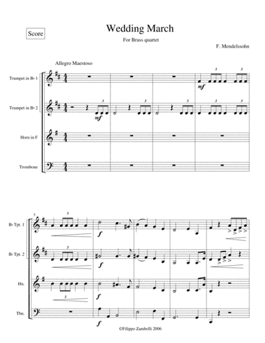 Wedding March - F. Mendelssohn (arr. Filippo Zambelli)