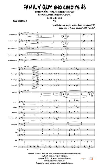 Theme From Family Guy (arr. Patrick Sheehan)