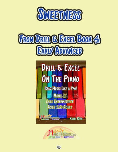 Piano song early advanced - Sweetness