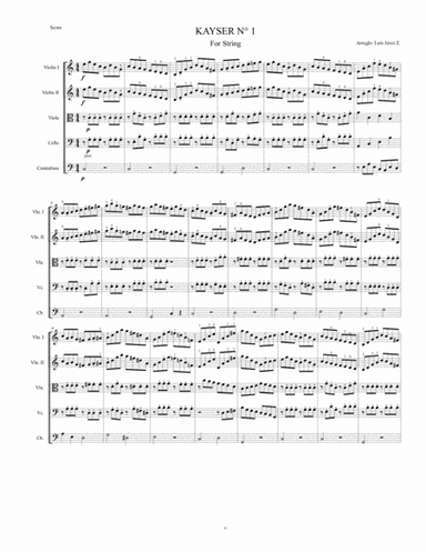 Kayser N°1 (arr. Luis Jerez Z.)
