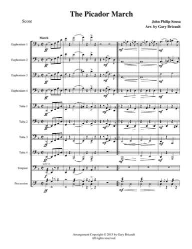 The Picadore March (arr. Gary Bricault)
