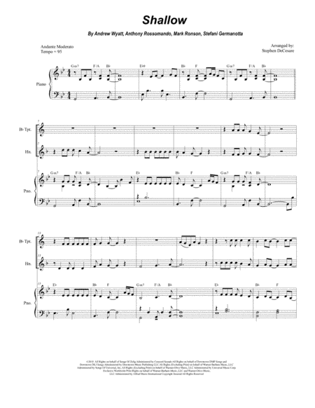 Shallow (arr. Stephen DeCesare)