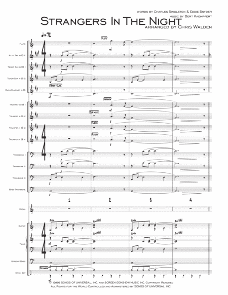 Strangers In The Night (arr. Chris Walden)