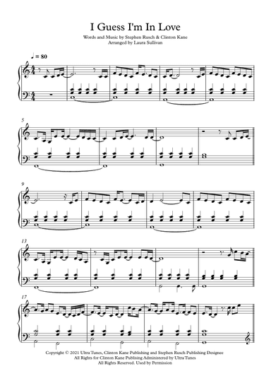 I Guess I'm In Love (arr. Laura Sullivan)