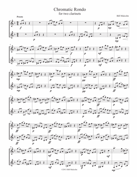 3 Clarinet Duos