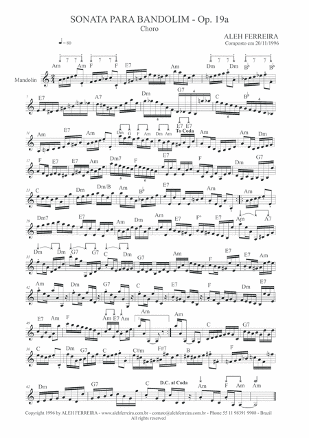 Sonata for Mandolin