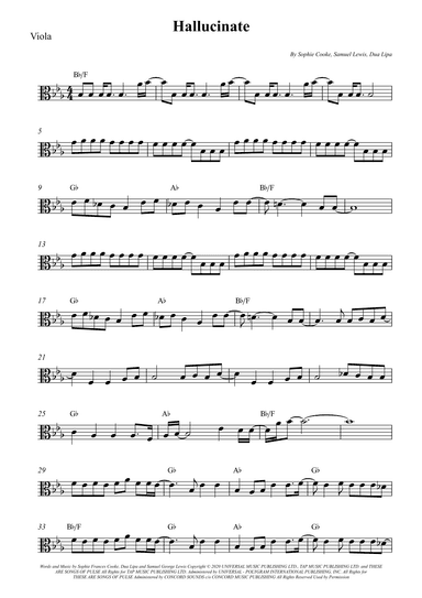 Hallucinate (arr. Wesley S. SIlva)