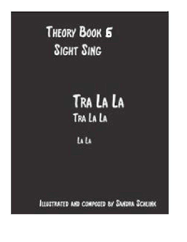 Theory Sight Singing Book 6
