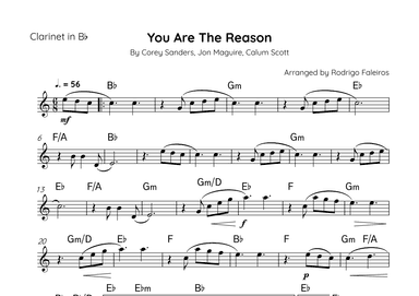 You Are The Reason (arr. Rodrigo Faleiros)