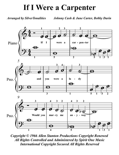 If I Were A Carpenter (arr. SilverTonalities)