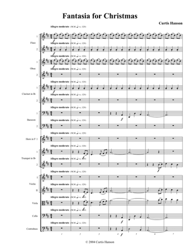 Fantasia for Christmas (full orchestra) (arr. Curtis Hanson)