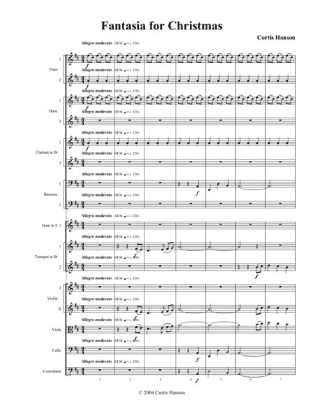 Fantasia for Christmas (full orchestra) (arr. Curtis Hanson)