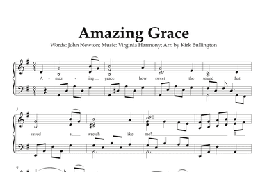 Amazing Grace (Alternate Contemporary Harmonization) (arr. P. Kirk Bullington)
